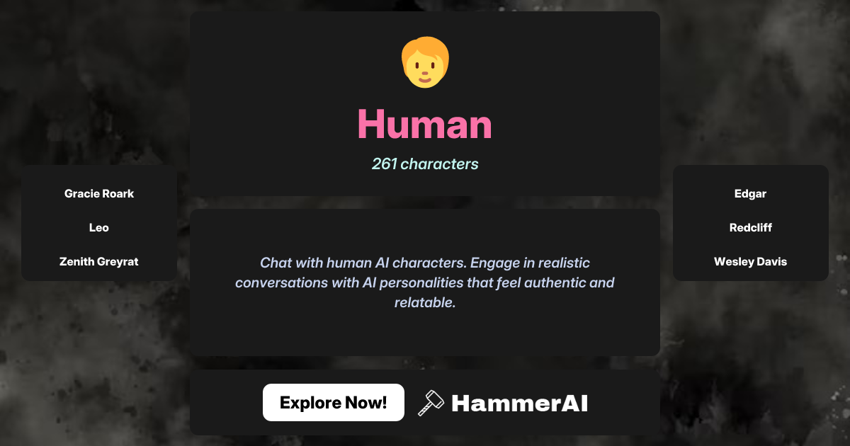 Chat with Human characters | HammerAI